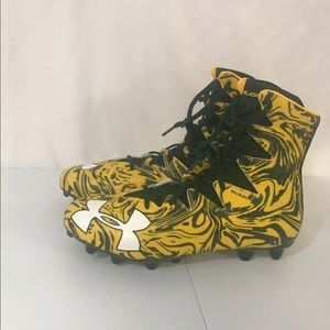 Under Armour Highlight Green Yellow Football Cleat